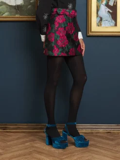 Sister Jane Baroque  Jacquard Mini Skirt | Women Bottoms