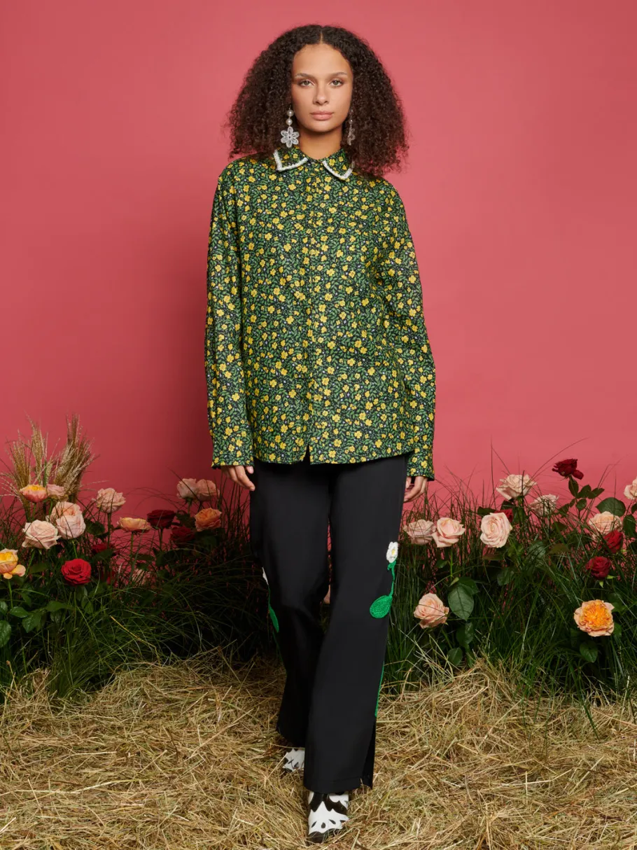 Sister Jane Canter Floral Embellished Shirt | Women Tops