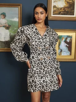 Sister Jane Dali Leopard Mini Dress | Women Dresses