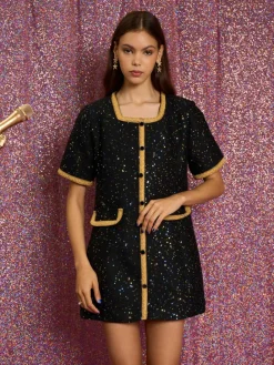 Sister Jane Disco Boucle Mini Dress | Women Dresses