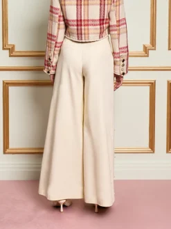 Sister Jane DREAM Creme Pearl Maxi Trousers | Women Bottoms | Dream