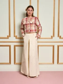 Sister Jane DREAM Creme Pearl Maxi Trousers | Women Bottoms | Dream