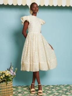 Sister Jane DREAM Marigold Jacquard Midi Dress | Dream | Dresses