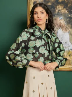 Sister Jane DREAM Wallace Floral Bow Blouse | Women Tops | Dream