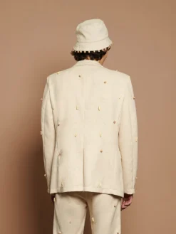 Sister Jane Dylan Bead Single Breasted Blazer | Women Jackets | Jackets