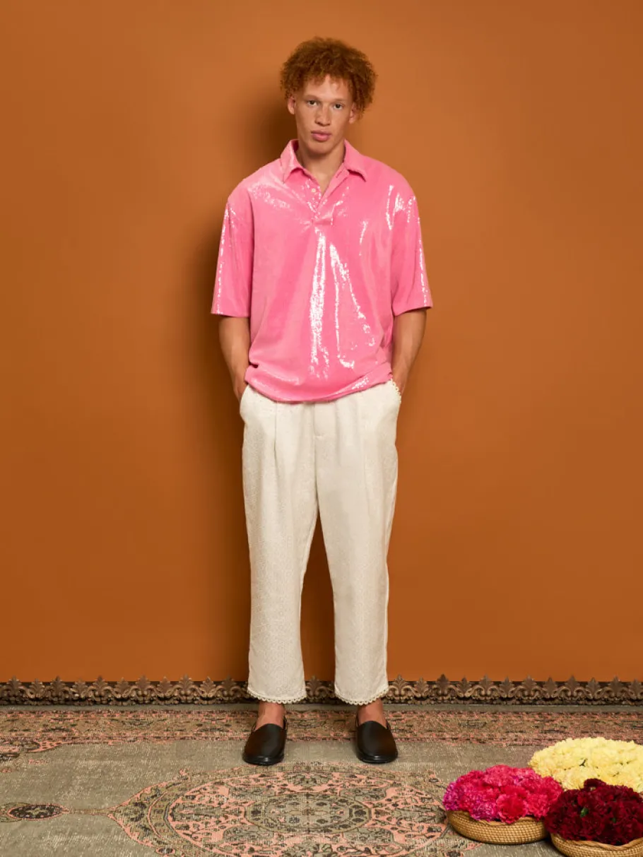 Sister Jane Evelyn Sequin Polo Shirt | Shirts