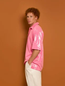 Sister Jane Evelyn Sequin Polo Shirt | Shirts