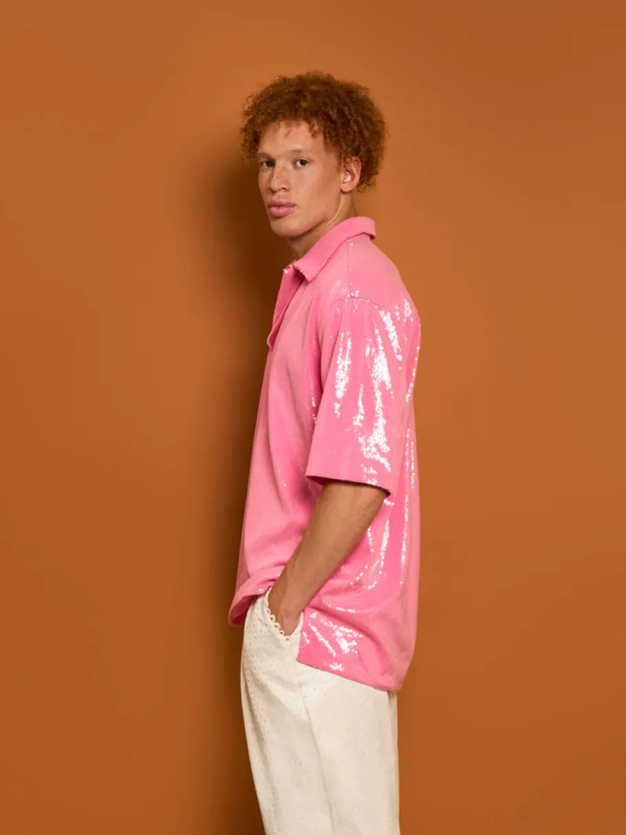 Sister Jane Evelyn Sequin Polo Shirt | Shirts