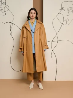 Sister Jane Ghospell Alexa PU Trench Coat | Women Jackets | Ghospell