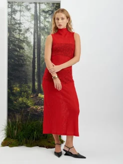 Sister Jane Ghospell Allegra Sheer Midi Dress | Women Dresses | Ghospell
