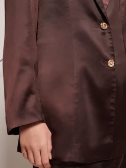 Sister Jane Ghospell Brenner Satin Blazer | Women Jackets | Ghospell
