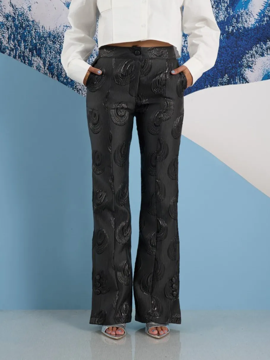 Sister Jane Ghospell Domino Jacquard Trousers | Women Bottoms | Ghospell