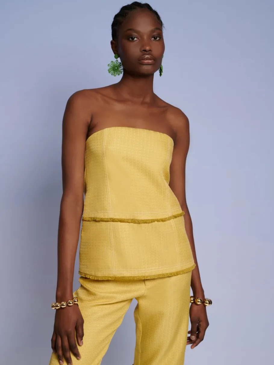 Sister Jane Ghospell Priya Fray Bandeau Top | Women Tops | Ghospell