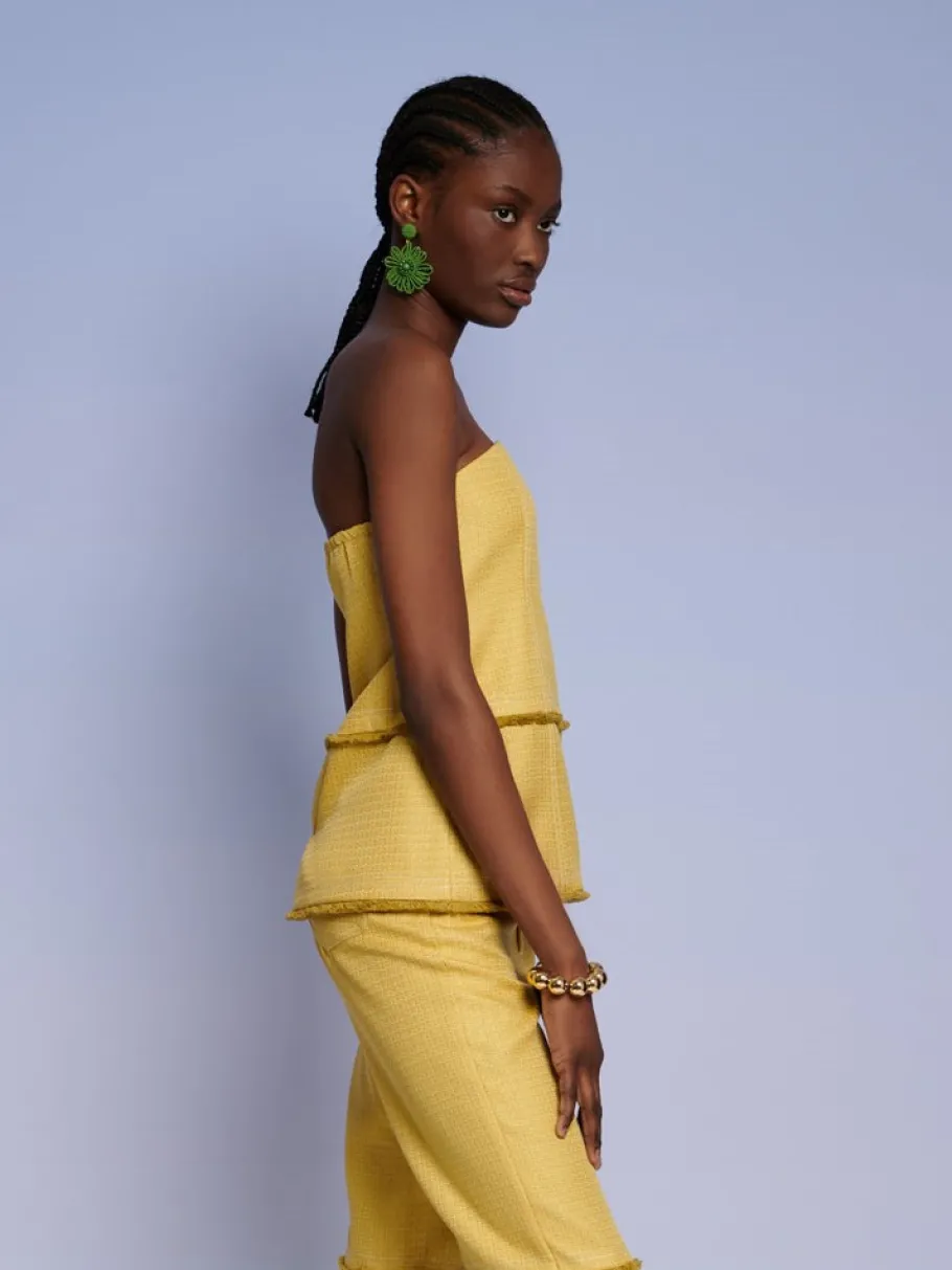Sister Jane Ghospell Priya Fray Bandeau Top | Women Tops | Ghospell