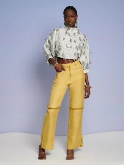 Sister Jane Ghospell Priya Fray Trousers | Women Bottoms | Ghospell