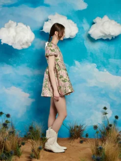 Sister Jane Mountain Song Jacquard Mini Dress | Women Dresses