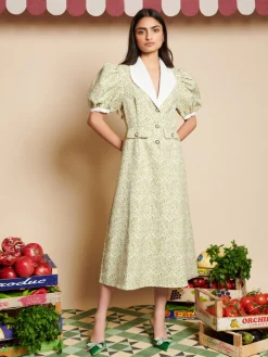 Sister Jane Vine Jacquard Midi Dress | Women Dresses