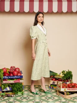 Sister Jane Vine Jacquard Midi Dress | Women Dresses